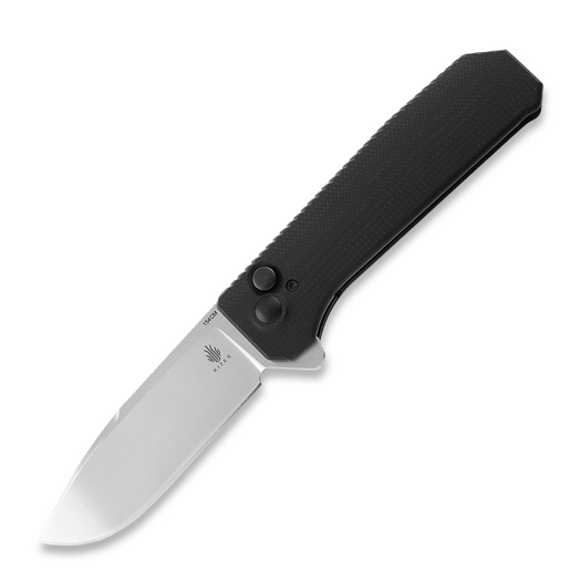 Kizer Cutlery Brat, Black G-10, Stonewashed