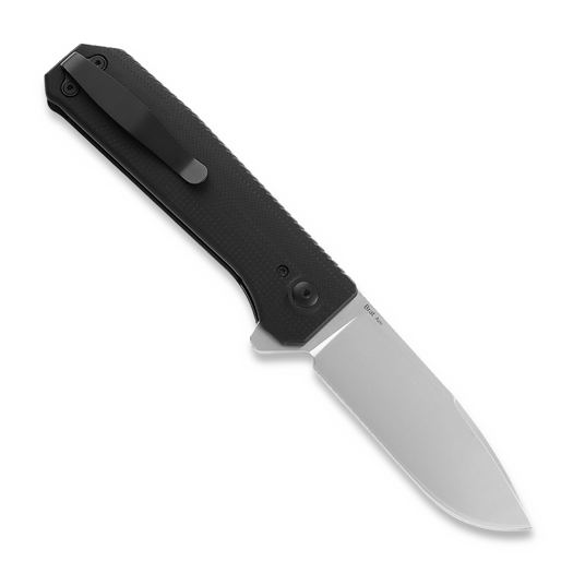 Kizer Cutlery Brat, Black G-10, Stonewashed
