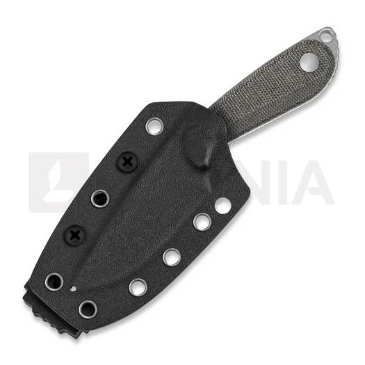 Нож Kizer Cutlery Buddy 14C28N, Black Micarta, Stonewashed