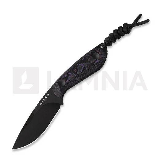 Kizer Cutlery Buddy 4V 칼, Purple Haze CF, Polished DLC