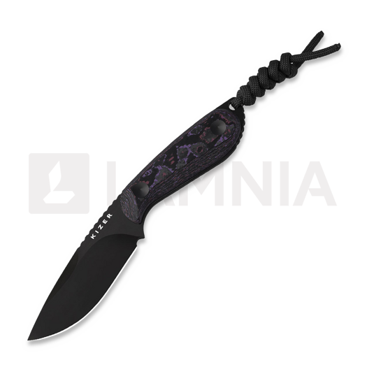 มีด Kizer Cutlery Buddy 4V, Purple Haze CF, Polished DLC