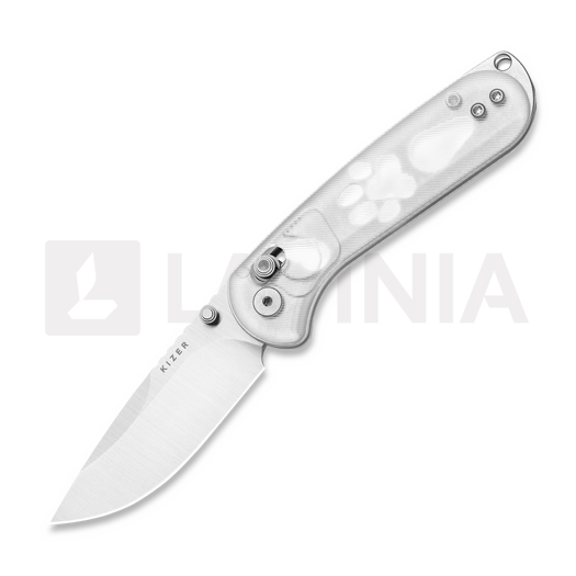 Kizer Cutlery Buddy II AEB-L fällkniv, Clear Acrylic, Satin