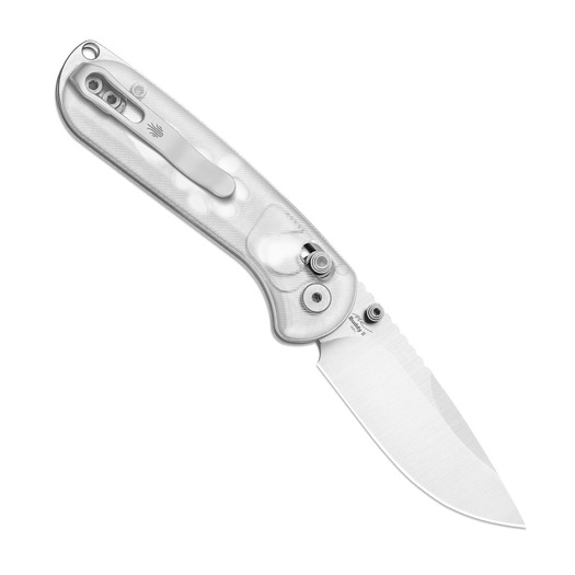 Kizer Cutlery Buddy II AEB-L sulankstomas peilis, Clear Acrylic, Satin