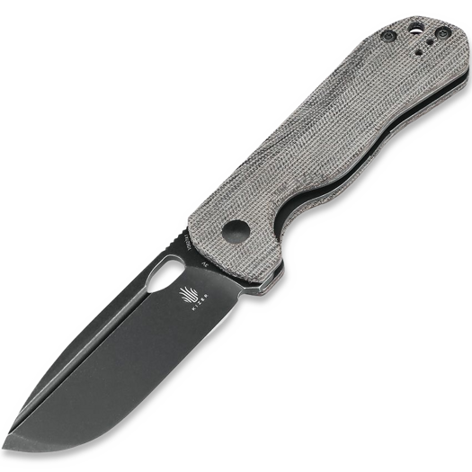 Kizer Cutlery Bugai Linerlock 접이식 나이프, Black Micarta