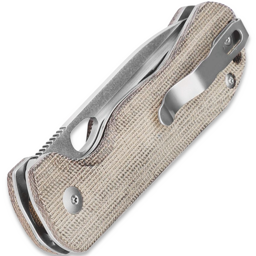 Couteau pliant Kizer Cutlery Bugai Linerlock, Green Micarta