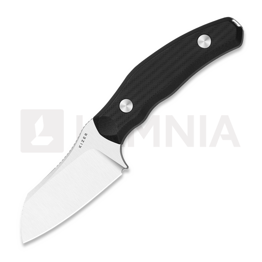 Kizer Cutlery Bulldog Fix 14C28N peilis, Black G-10, Satin