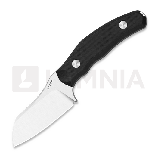 Kizer Cutlery Bulldog Fix 14C28N 칼, Black G-10, Satin