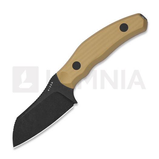 Kizer Cutlery Bulldog Fix 14C28N veitsi, Brown G-10, Black Stonewash