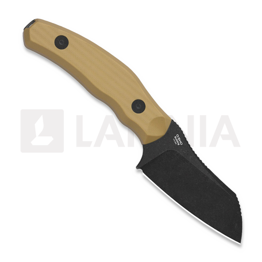 Cuchillo Kizer Cutlery Bulldog Fix 14C28N, Brown G-10, Black Stonewash