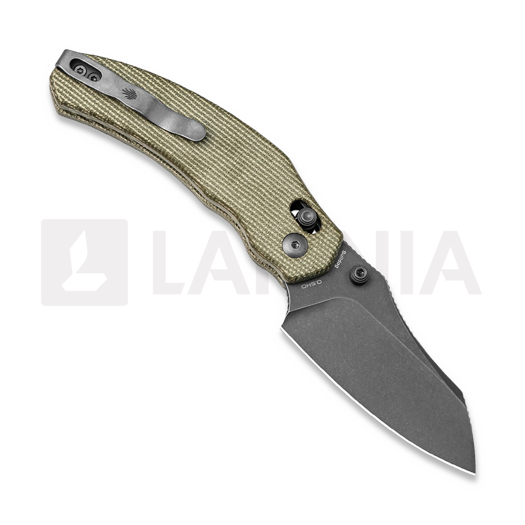 Kizer Cutlery Bulldog Nitro-V, Green Micarta