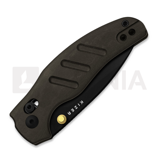 Kizer Cutlery C01C 2.9 CD Nitro-V kääntöveitsi, Black Richlite, PVD