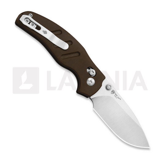Coltello pieghevole Kizer Cutlery C01C 2.9 CD Nitro-V, Brown Norplex UltreX, Satin