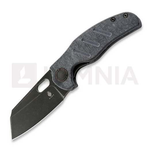 Kizer Cutlery C01C, Denim Micarta, Black Stonewash