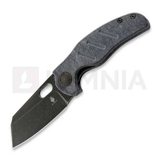 Kizer Cutlery C01C, Denim Micarta, Black Stonewash