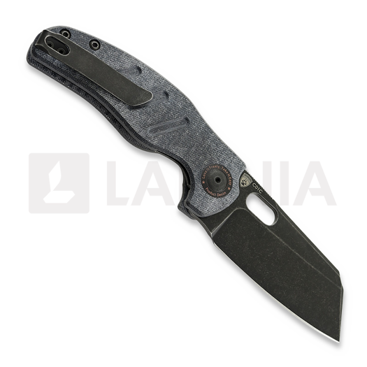 Kizer Cutlery C01C, Denim Micarta, Black Stonewash