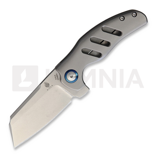 Kizer Cutlery C01C Mini Framelock foldekniv, Gray Titanium, Stonewash