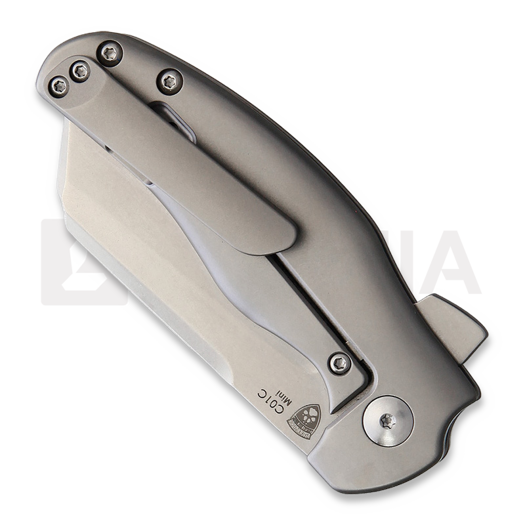 Coltello pieghevole Kizer Cutlery C01C Mini Framelock, Gray Titanium, Stonewash