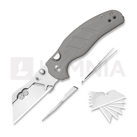 Kizer Cutlery C01C Uti 1 foldekniv, Gray G-10 & Bead Blast