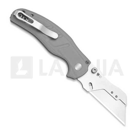 Kizer Cutlery C01C Uti 1 sulankstomas peilis, Gray G-10 & Bead Blast