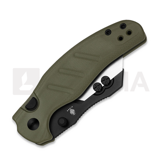 Kizer Cutlery C01C Uti 1 sklopivi nož, Green G-10 & Black PVD