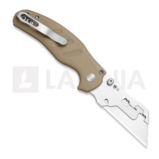 Kizer Cutlery C01C Uti 2 folding knife, Brown G-10 & Bead Blast