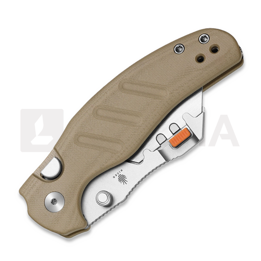 Kizer Cutlery C01C Uti 2 folding knife, Brown G-10 & Bead Blast