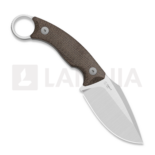 Kizer Cutlery Cabox II Messer, Brown Micarta, Satin