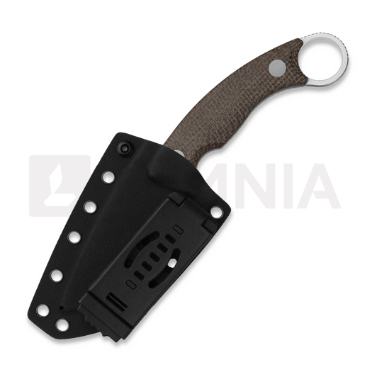 Kizer Cutlery Cabox II Messer, Brown Micarta, Satin