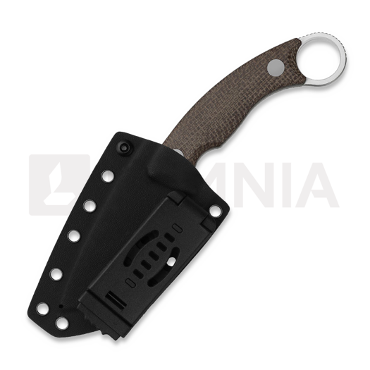 Kizer Cutlery Cabox II Messer, Brown Micarta, Satin
