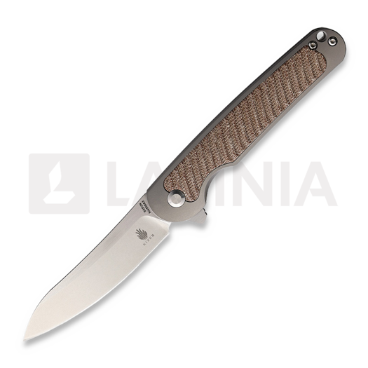 Kizer Cutlery Clutch Framelock Micarta sulankstomas peilis