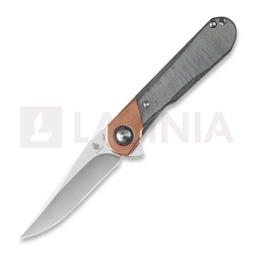 Kizer Cutlery Comet Linerlock 접이식 나이프, 검정