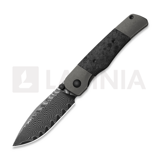 Складной нож Kizer Cutlery Coywolf Damascus, Dark Gray Titanium & Carbon Fiber