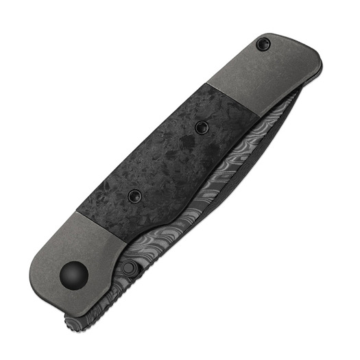 Kizer Cutlery Coywolf Damascus kääntöveitsi, Dark Gray Titanium & Carbon Fiber