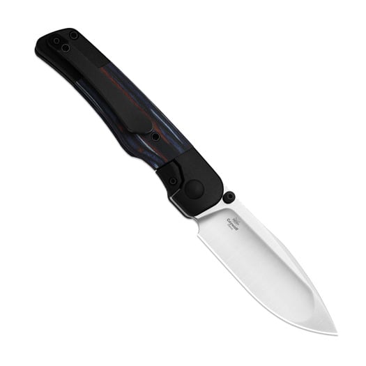 Сгъваем нож Kizer Cutlery Coywolf S45VN, Black Ti & Multicolor Reconstituted Wood, Satin