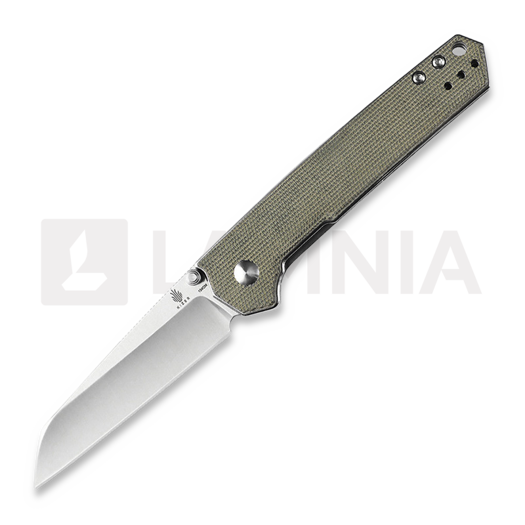 Kizer Cutlery Domin Linerlock 접이식 나이프, 초록