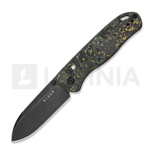 Kizer Cutlery Drop Bear Clutch Lock CF kääntöveitsi