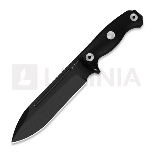 Kizer Cutlery Drop Bear Fix 7 1095 ナイフ, Black G-10