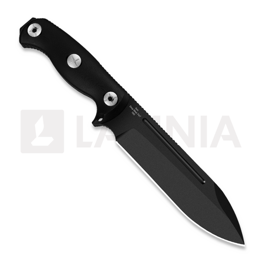 Kizer Cutlery Drop Bear Fix 7 1095 veitsi, Black G-10