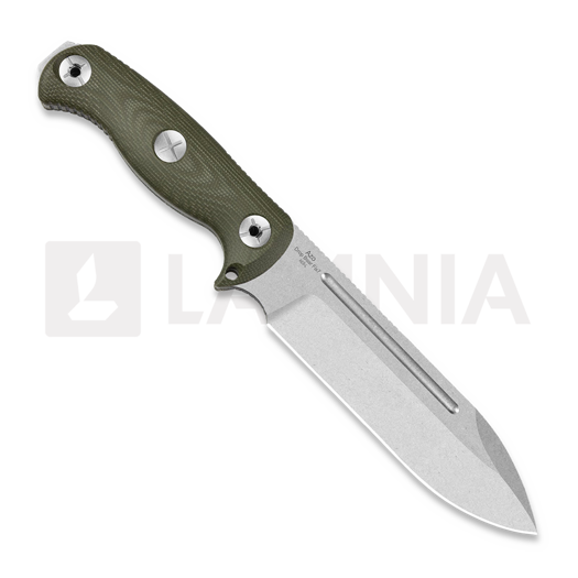 Kizer Cutlery Drop Bear Fix 7 AEB-L veitsi, Green Micarta