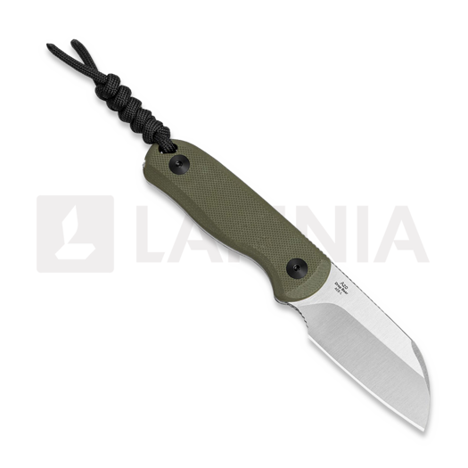 Kizer Cutlery Drop Bear Fixed AEB-L, Olive Green G-10
