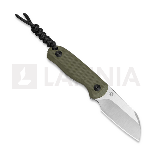 Kizer Cutlery Drop Bear Fixed AEB-L, Olive Green G-10