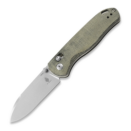 Kizer Cutlery Drop Bear, Gray Micarta