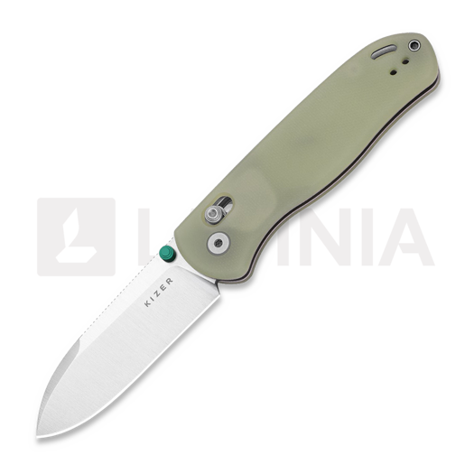 Saliekams nazis Kizer Cutlery Drop Bear Nitro-V, Glow In the Dark G-10, Stonewash