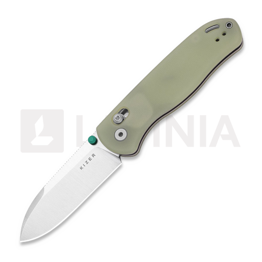 Saliekams nazis Kizer Cutlery Drop Bear Nitro-V, Glow In the Dark G-10, Stonewash