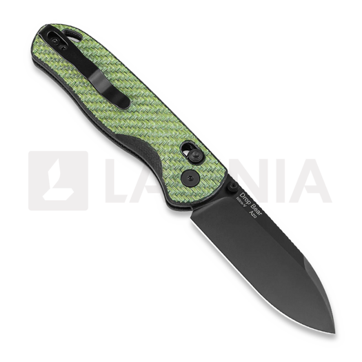 Kizer Cutlery Drop Bear Nitro-V kääntöveitsi, Green Carbon Fibre