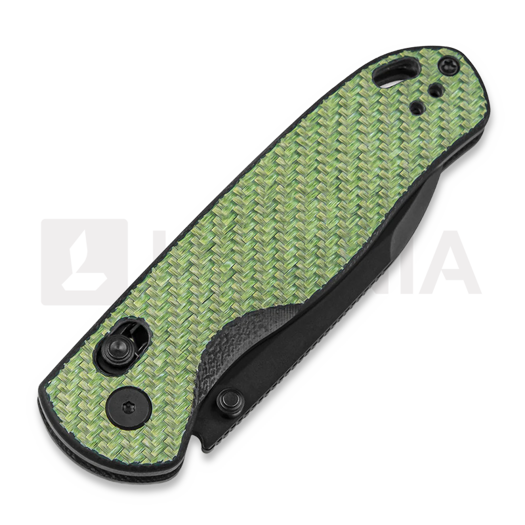 Kizer Cutlery Drop Bear Nitro-V foldekniv, Green Carbon Fibre