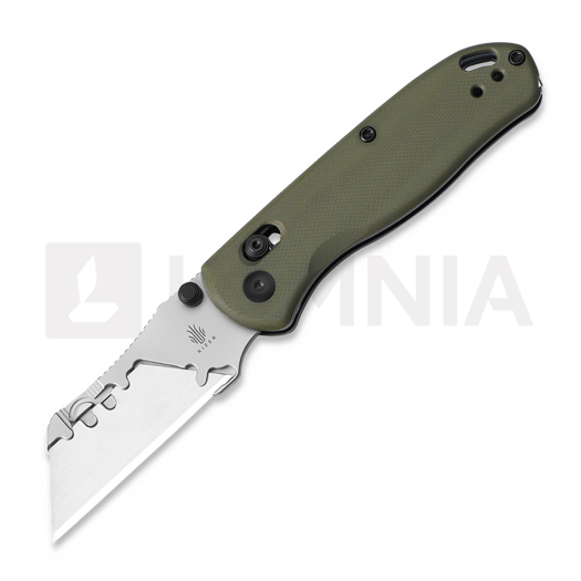 Kizer Cutlery Drop Bear Utility 접이식 나이프, Green G-10
