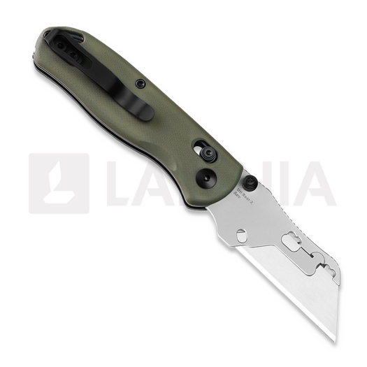 Kizer Cutlery Drop Bear Utility sulankstomas peilis, Green G-10