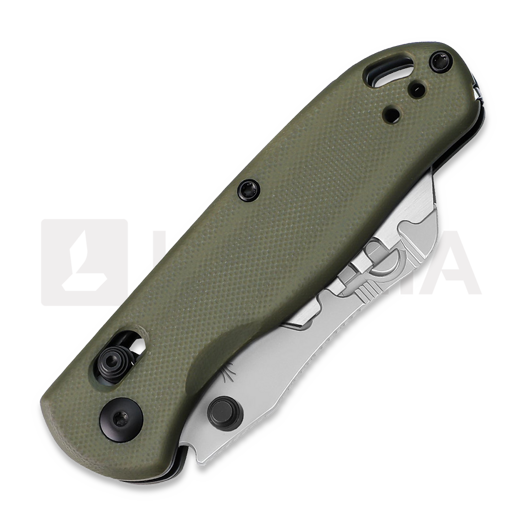 Kizer Cutlery Drop Bear Utility sulankstomas peilis, Green G-10