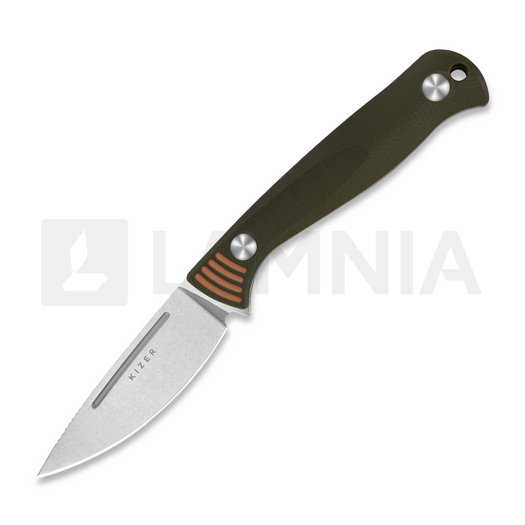 Cuțit Kizer Cutlery Evenki 1, Green G-10, Stonewashed